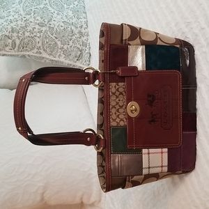 Authentic Coach Signature Satchell